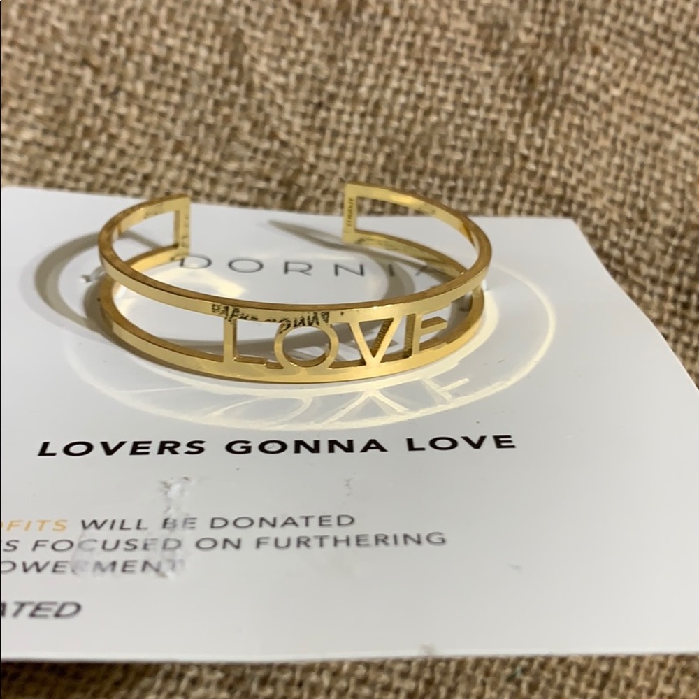 Adorina gold cuff bracelet brand new. LOVE